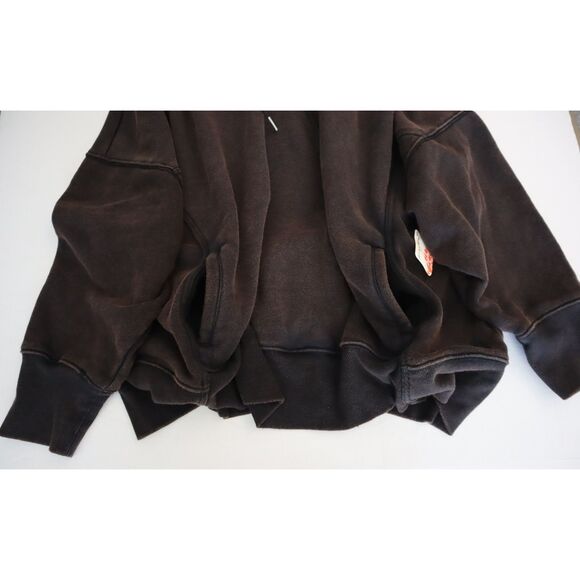 FP Movement OB1632414 Women's Sz L Black Sprint to the Finish Logo Hoodie - Picture 8 of 10